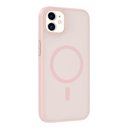 iPhone 11 Kılıf M-safe Şarj Özellikli MKST Babet Kapak - Turuncu