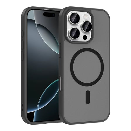 iPhone 16 Pro Max Kılıf MagSafe Kamera Korumalı Mat Parmak İzi Tutmayan Novatech