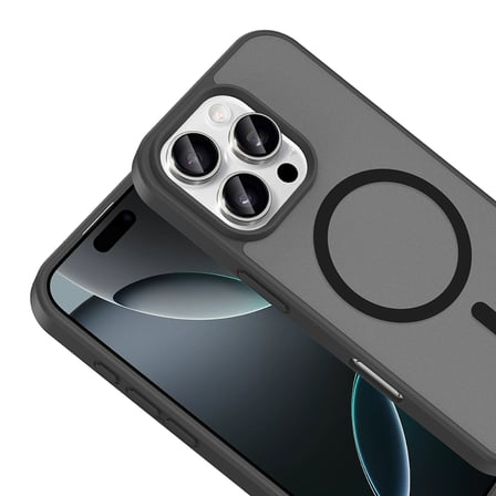 iPhone 16 Pro Max Kılıf MagSafe Kamera Korumalı Mat Parmak İzi Tutmayan Novatech