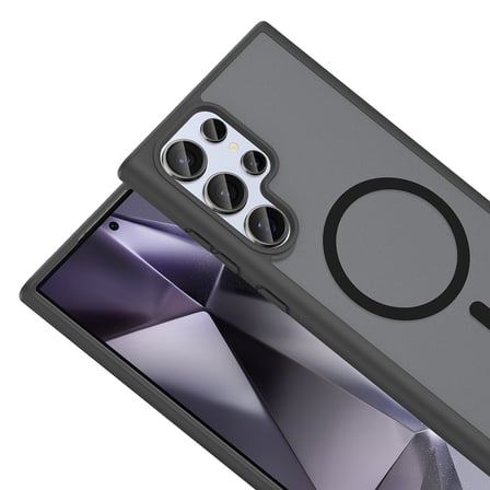 Galaxy S22 Ultra Kılıf MagSafe Kamera Korumalı Mat Parmak İzi Tutmayan Alan Tech