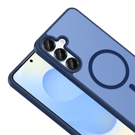 Galaxy A56 Kılıf M-safe Şarj Özellikli MKST Babet Kapak - Siyah