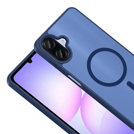 Galaxy A07 Kılıf MagSafe Kamera Korumalı Mat Parmak İzi Tutmayan Novatech