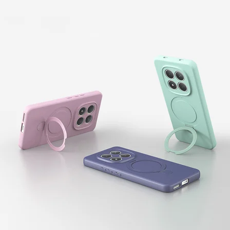 Redmi Note 15 4G Kılıf Magsafe Şarj Özellikli Standlı Sensitive Touch Samara Kapak