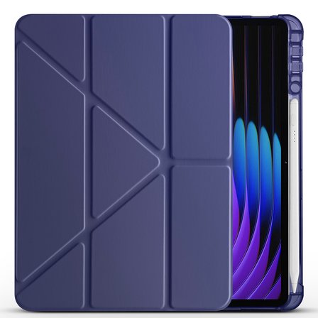 Xiaomi Uyumlu Pad 7 Pro Tablet Kılıf Kalem Bölmeli Standlı Lüx Smart Cover
