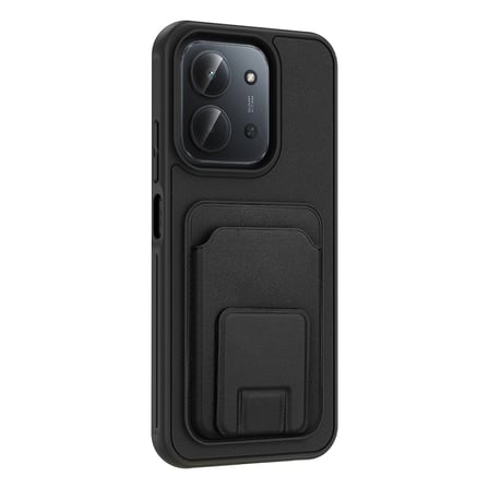 Xiaomi Redmi 15C Kılıf Kartlıklı Standlı Kamera Yükseltili Silikon SVTEK
