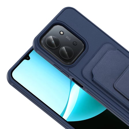 Xiaomi Redmi 15C Kılıf Kartlıklı Standlı Kamera Yükseltili Silikon Mobilteam