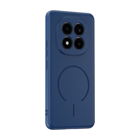 Redmi Note 15 Pro 4G Kılıf M-safe Şarj Özellikli MKST Meta Kapak - Lacivert