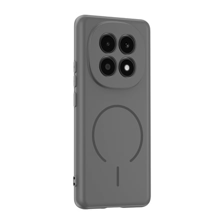 Redmi Note 15 5G Kılıf M-safe Şarj Özellikli MKST Meta Kapak - Titanyum-Gri