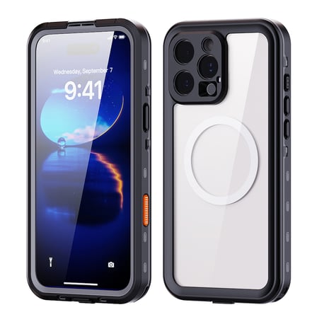 iPhone 16 Pro Max Kılıf 1-1 Su Geçirmez Kılıf - Siyah