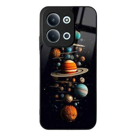 Redmi 15C Kılıf Kamera Korumalı Desenli Luxury Portrait Painting Lusi Kapak Gezegen