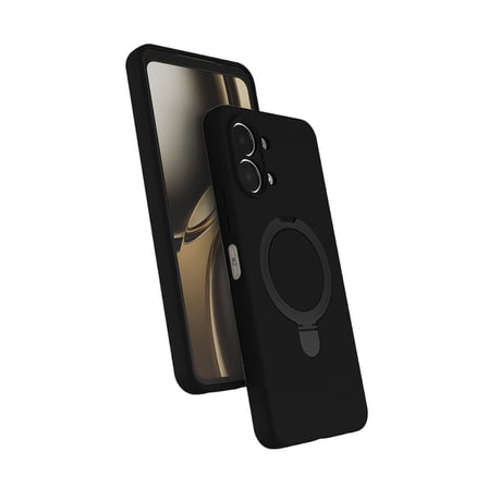 Oppo A6 Pro Kılıf 360 Derece Döner Standlı MagSafe Kamera Lens Korumalı Silikon Novatech