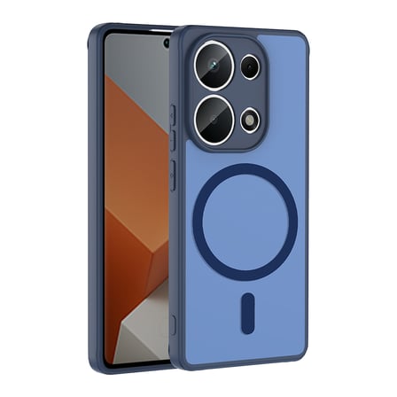 Xiaomi Redmi Note 13 Pro 4G Kılıf MagSafe Kamera Korumalı Mat Parmak İzi Tutmayan Novatech