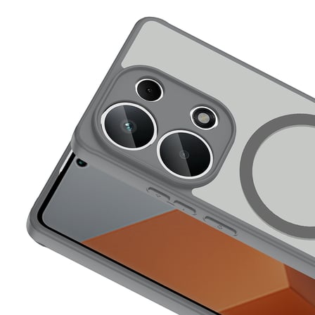 Xiaomi Redmi Note 13 Pro 4G Kılıf MagSafe Kamera Korumalı Mat Parmak İzi Tutmayan Novatech