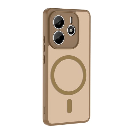 Xiaomi Redmi Note 14 4G Kılıf MagSafe Kamera Korumalı Mat Parmak İzi Tutmayan FORUMSHOP