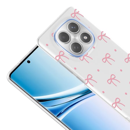 Xiaomi Redmi Note 14 Pro 4G Kılıf Çiçek ve Fiyonk Desenli Kamera Yükseltili Nourth Premium