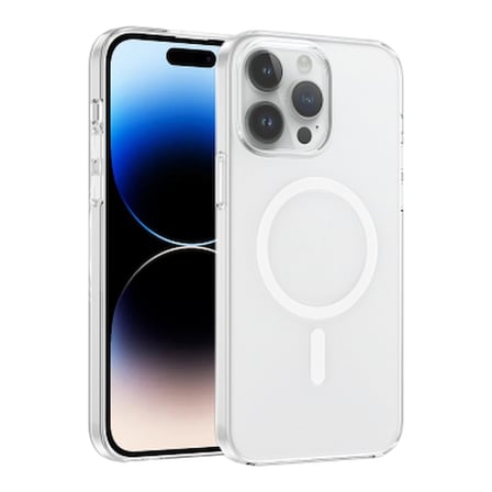 Apple iPhone 14 Pro Max Kılıf IC Çipli Zore Wireless Şarj Özellikli Şeffaf Orjin Kapak iPhone 14 Pro Max Zore - Şeffaf