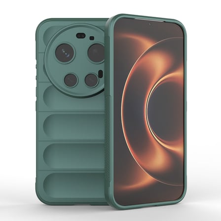 Xiaomi 17 Ultra Kılıf Esnek TPU Oyuklu Arka Yüzey Tasarımlı Etnik Silikon Kapak