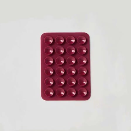 Lexroo Öpücüklü Çift Taraflı Silikon Telefon Tutucu 6,50cm x 10cm - Mürdüm