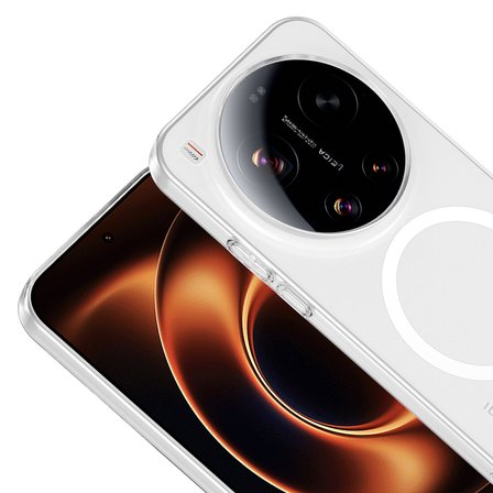 Xiaomi 17 Ultra Uyumlu Kamera Korumalı MagSafe Şarj Özellikli Şeffaf Sararmaz London Sert Plastik Kapak