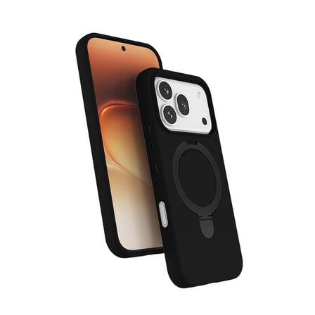 Honor 600 Pro 5G Kılıf M-safe Şarj Özellikli Standlı MKST Samara Kılıf - Lacivert