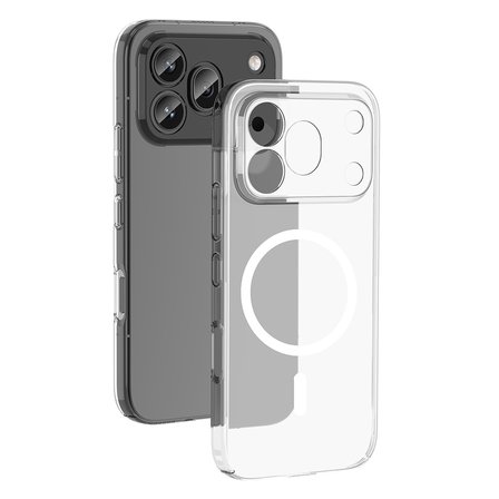 Honor 600 Pro 5G Kamera Korumalı M-Safe Şarj Özellikli Şeffaf MKST London Sert PC Kapak - Şeffaf