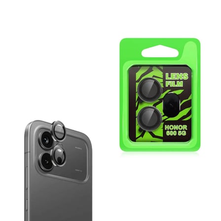 Lexroo Honor 600 5G Kamera Lens Koruyucu - Siyah