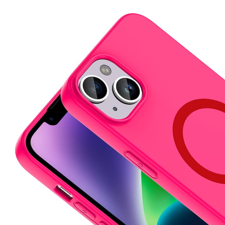 iPhone 13 Kılıf Magsafe Şarj Özellikli Kamera Korumali Premium Soft Aris Silikon Kapak