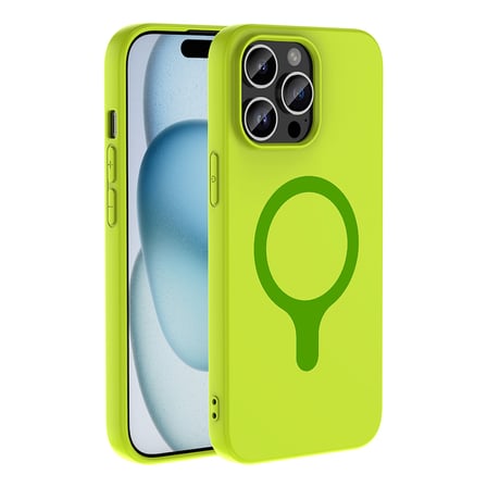 iPhone 14 Pro Max Kılıf Pastel Renkli MagSafe Kamera Yükseltili Silikon MNC