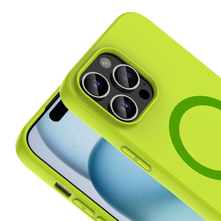 iPhone 14 Pro Max Kılıf Pastel Renkli MagSafe Kamera Yükseltili Silikon MNC