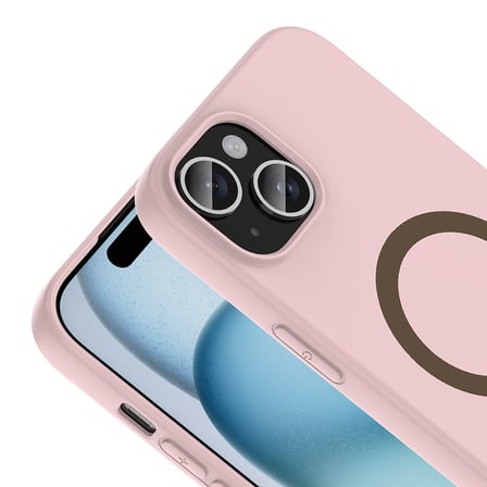 iPhone 15 Kılıf Pastel Renkli MagSafe Kamera Yükseltili Silikon Nourth