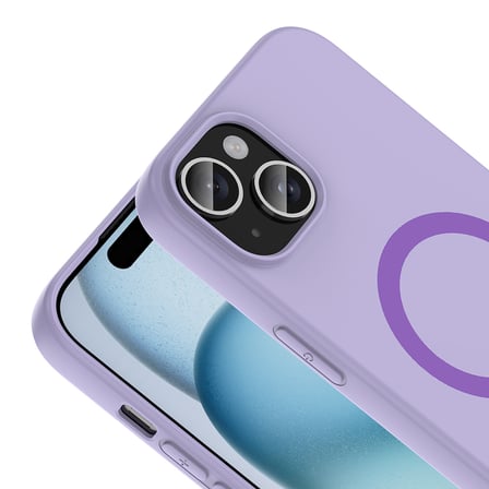 iPhone 15 Kılıf Magsafe Şarj Özellikli Kamera Korumali Premium Soft Aris Silikon Kapak