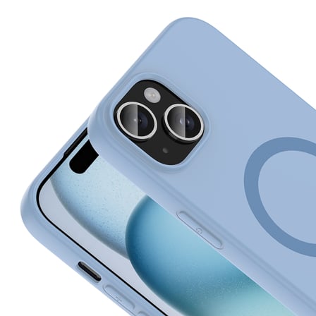 iPhone 15 Kılıf Magsafe Şarj Özellikli Kamera Korumali Premium Soft Aris Silikon Kapak