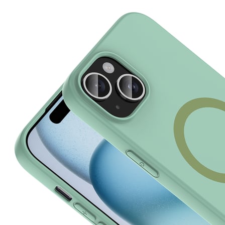 iPhone 15 Kılıf Magsafe Şarj Özellikli Kamera Korumali Premium Soft Aris Silikon Kapak