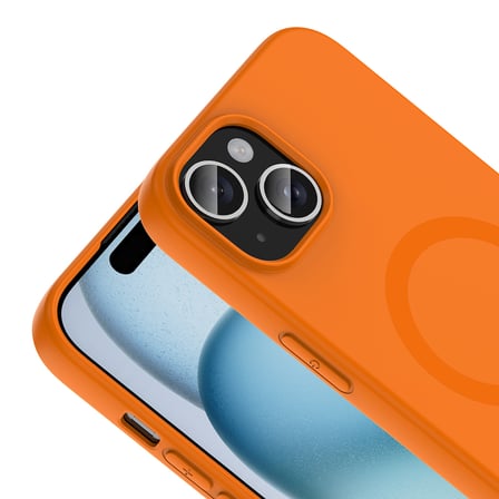 iPhone 15 Kılıf Magsafe Şarj Özellikli Kamera Korumali Premium Soft Aris Silikon Kapak