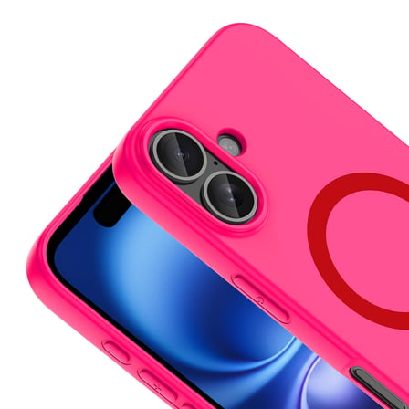 iPhone 16 Kılıf Pastel Renkli MagSafe Kamera Yükseltili Silikon Novatech