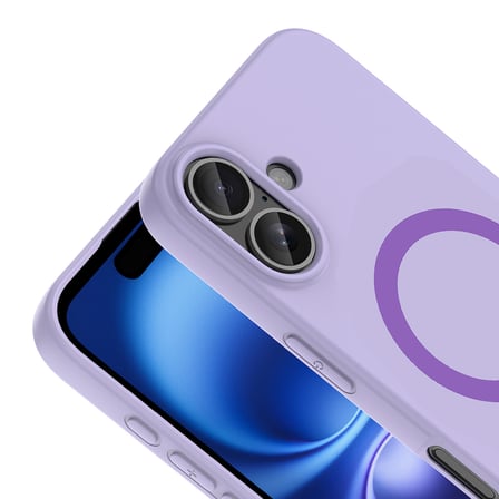 iPhone 16 Kılıf Pastel Renkli MagSafe Kamera Yükseltili Silikon BUTAM
