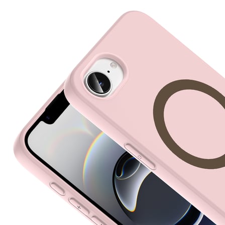 iPhone 16E Kılıf Pastel Renkli MagSafe Kamera Yükseltili Silikon Mobilteam