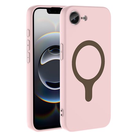 iPhone 16E Kılıf Magsafe Şarj Özellikli Kamera Korumali Premium Soft Aris Silikon Kapak