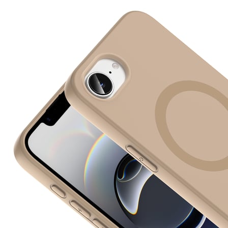 iPhone 16E Kılıf Pastel Renkli MagSafe Kamera Yükseltili Silikon Ottonova