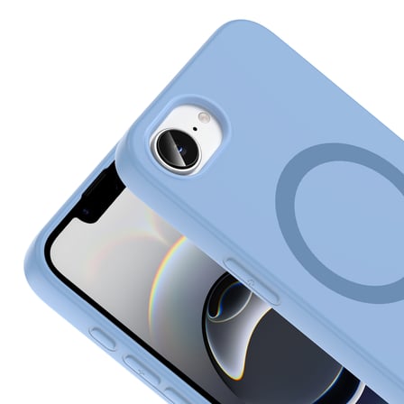 iPhone 16E Kılıf Pastel Renkli MagSafe Kamera Yükseltili Silikon Pazarplus