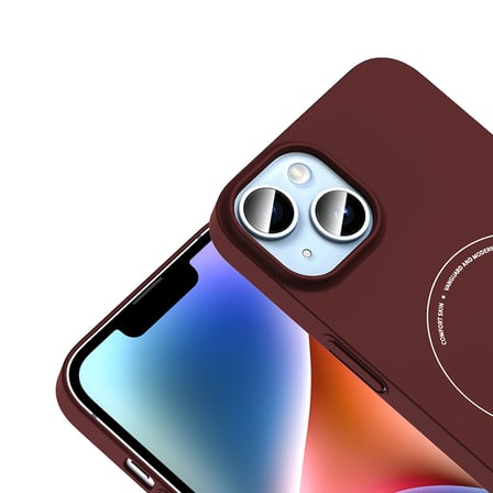 iPhone 14 Kılıf Magsafe Şarj Özellikli Kamera Korumalı Premium Elio Sert PC Kapak