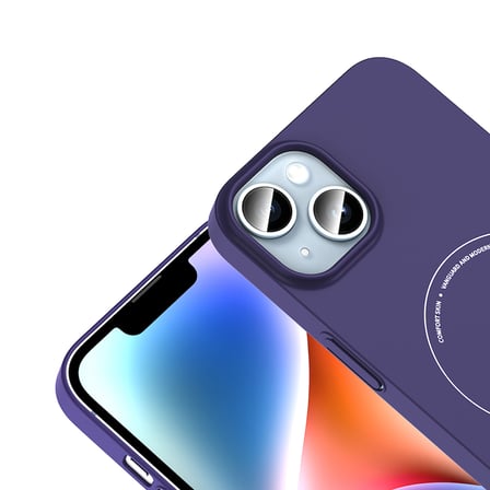 iPhone 13 Kılıf Magsafe Şarj Özellikli Kamera Korumalı Premium Elio Sert PC Kapak
