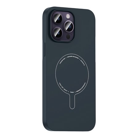 iPhone 14 Pro Max Kılıf Magsafe Şarj Özellikli Kamera Korumalı Premium Elio Sert PC Kapak