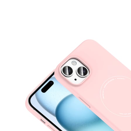 iPhone 15 Kılıf Magsafe Şarj Özellikli Kamera Korumalı Premium Elio Sert PC Kapak
