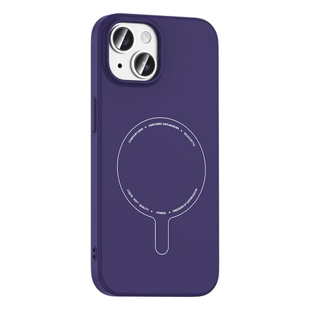 iPhone 15 Kılıf Magsafe Şarj Özellikli Kamera Korumalı Premium Elio Sert PC Kapak