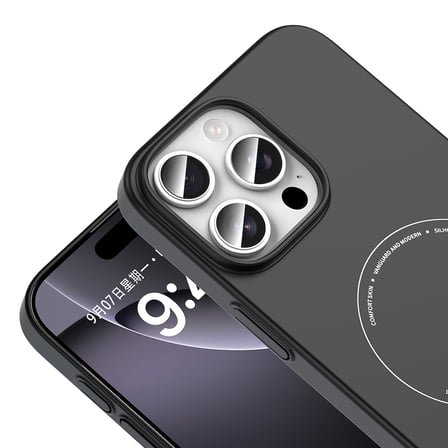 iPhone 16 Pro Kılıf Magsafe Şarj Özellikli Kamera Korumalı Premium Elio Sert PC Kapak