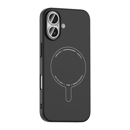 iPhone 17 Kılıf M-Safe Şarj Özellikli Kamera Korumalı MKST Elio Sert PC Kapak - Derin Mor
