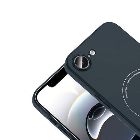 iPhone 16E Kılıf Magsafe Şarj Özellikli Kamera Korumalı Premium Elio Sert PC Kapak