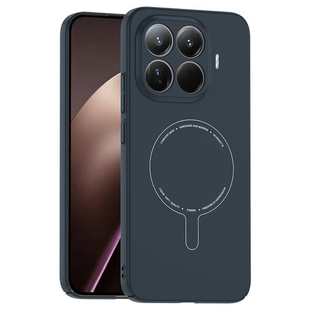 Mi 15T Pro Kılıf M-Safe Şarj Özellikli Kamera Korumalı MKST Elio Sert PC Kapak - Lacivert