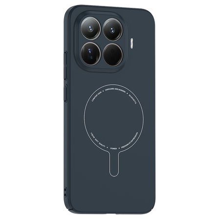 Mi 15T Pro Kılıf M-Safe Şarj Özellikli Kamera Korumalı MKST Elio Sert PC Kapak - Lacivert